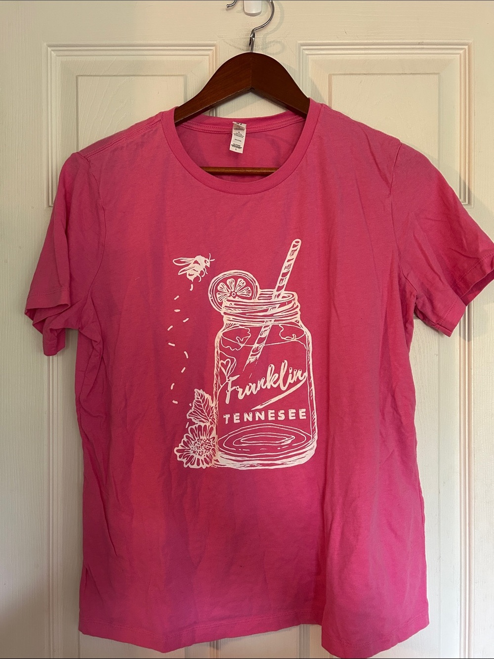 Franklin Tennessee Pink Graphic Cotton tee
